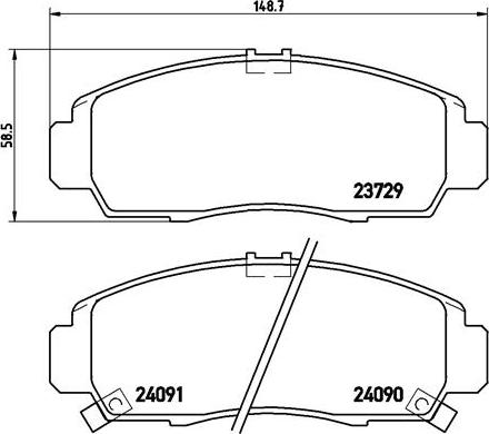 Brembo P 28 034X - Fren Balata Seti, Diskli Fren parcadolu.com