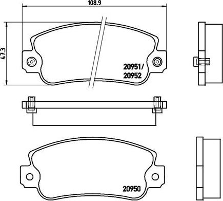 Brembo P 23 013 - Fren Balata Seti, Diskli Fren parcadolu.com