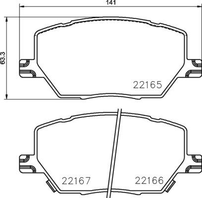 Brembo P 23 164 - Fren Balata Seti, Diskli Fren parcadolu.com