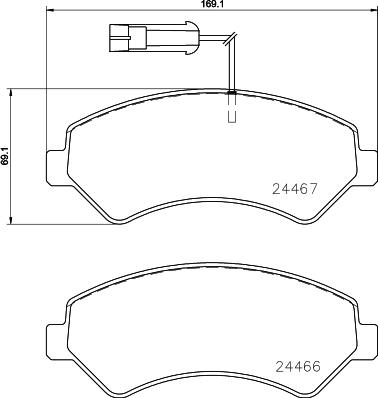 Brembo P 23 161 - Fren Balata Seti, Diskli Fren parcadolu.com