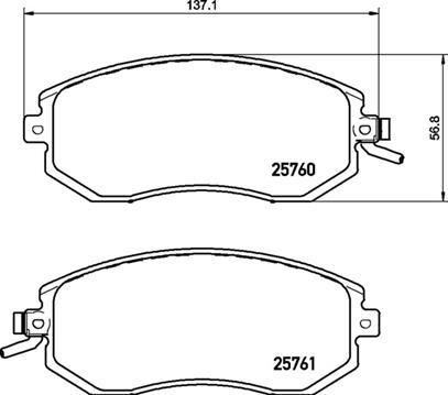 Brembo P78027N - Fren Balata Seti, Diskli Fren parcadolu.com