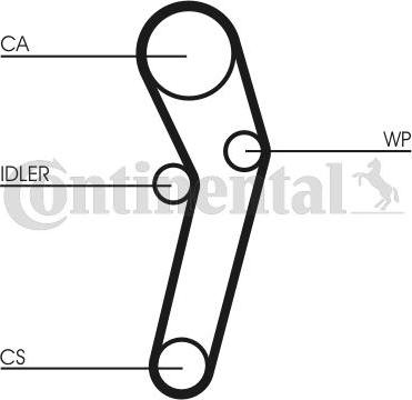 Contitech CT631 - Triger Kayışı parcadolu.com