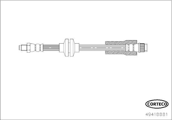 Corteco 49418881 - Fren Hortumu parcadolu.com