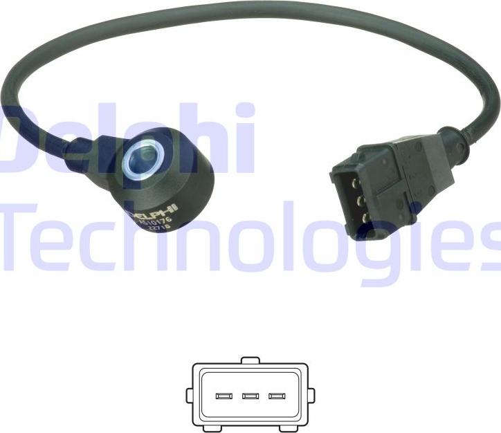 Delphi AS10176 - Vuruntu Sensörü parcadolu.com