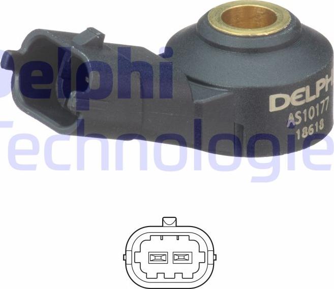 Delphi AS10177 - Vuruntu Sensörü parcadolu.com