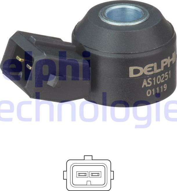 Delphi AS10251 - Vuruntu Sensörü parcadolu.com