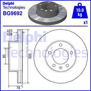 Delphi BG9692 - Fren Diski parcadolu.com