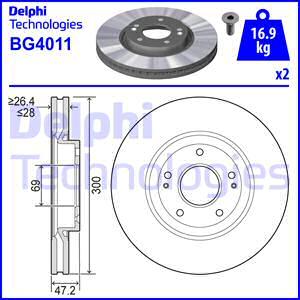 Delphi BG4011 - Fren Diski parcadolu.com