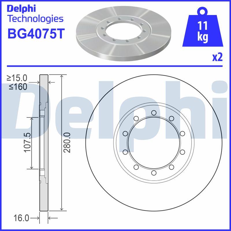 Delphi BG4075T - Fren Diski parcadolu.com