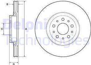 Delphi BG4797C - Fren Diski parcadolu.com