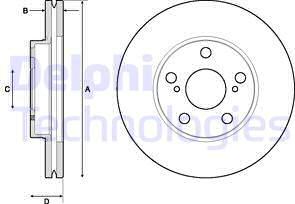 Delphi BG4711C - Fren Diski parcadolu.com