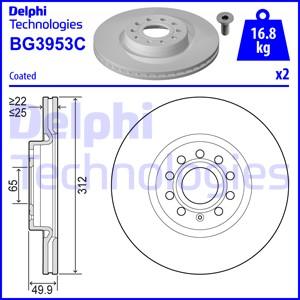 Delphi BG3953C-18B1 - Fren Diski parcadolu.com