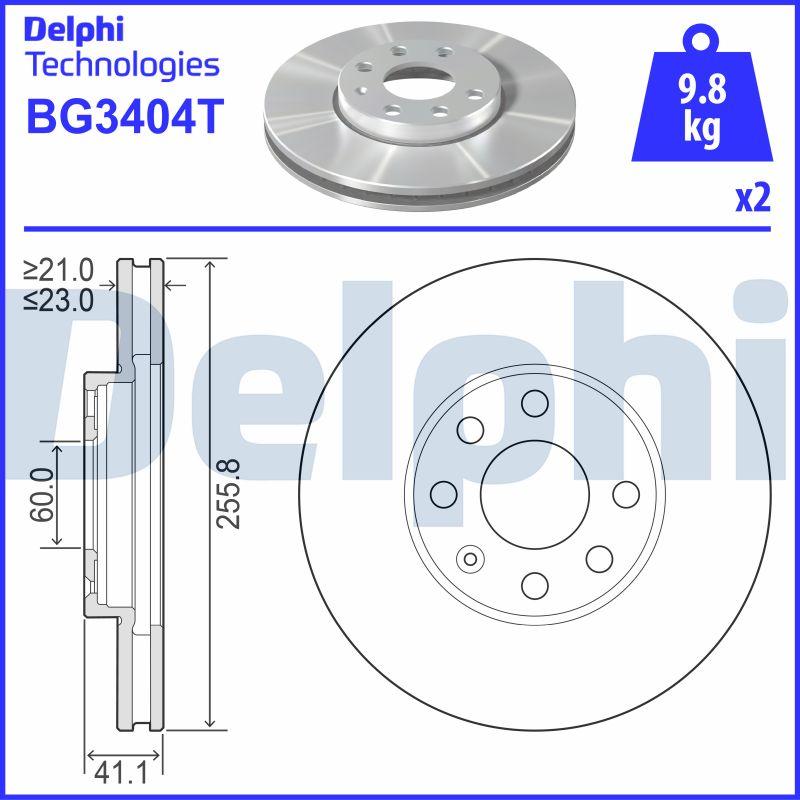 Delphi BG3404T - Fren Diski parcadolu.com