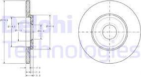 Delphi BG3421C - Fren Diski parcadolu.com