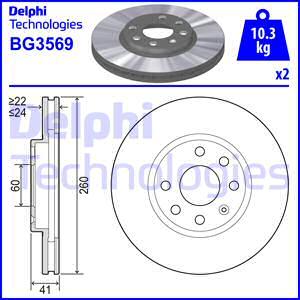 Delphi BG3569 - Fren Diski parcadolu.com