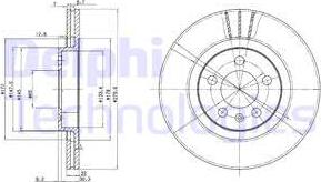 Delphi BG3036C-18B1 - Fren Diski parcadolu.com