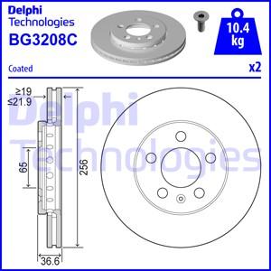 Delphi BG3208-C - ON FREN AYNASI GOLF IV - V BORA POLO A1 A2 CORDOBA IBIZA IV - V LEON TOLEDO II - IV FABIA OCTAVIA RA parcadolu.com