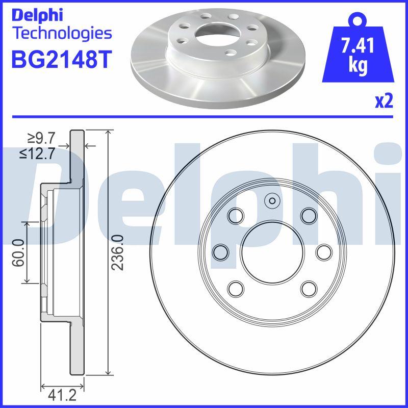 Delphi BG2148T - Fren Diski parcadolu.com