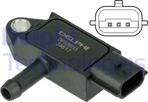 Delphi DPS00015 - Egzoz / Fark Basınç Sensörü parcadolu.com