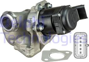 Delphi EG10401-12B1 - EGR VALF FORD FOCUS 1.6TDCI 04 - 12  PEJO 307 C4 407 PARTENER DV6 parcadolu.com