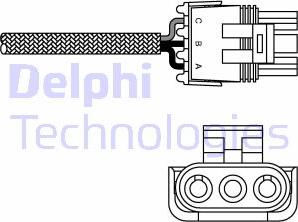 Delphi ES10990-12B1 - OKSIJEN SENSORU  OPEL   ASTRA F 2.0 - RENAULT   CLIO I 1.2 1.4 MEGANE I 1.4 1.6  parcadolu.com