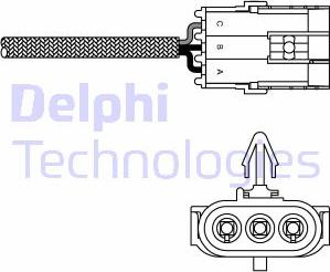Delphi ES10992-12B1 - Lambda Sensörü parcadolu.com