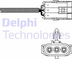 Delphi ES10970-12B1 - Lambda Sensörü parcadolu.com
