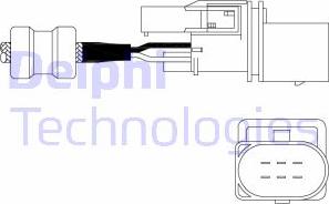 Delphi ES11014-12B1 - Lambda Sensörü parcadolu.com