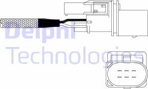 Delphi ES11026-12B1 - Lambda Sensörü parcadolu.com