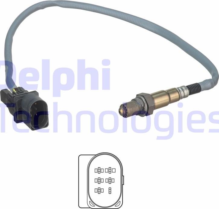 Delphi ES20549-12B1 - Lambda Sensörü parcadolu.com