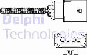 Delphi ES20303-12B1 - Lambda Sensörü parcadolu.com