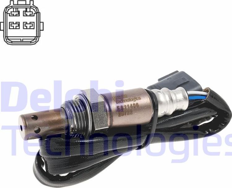 Delphi ES21406-12B1 - Lambda Sensörü parcadolu.com