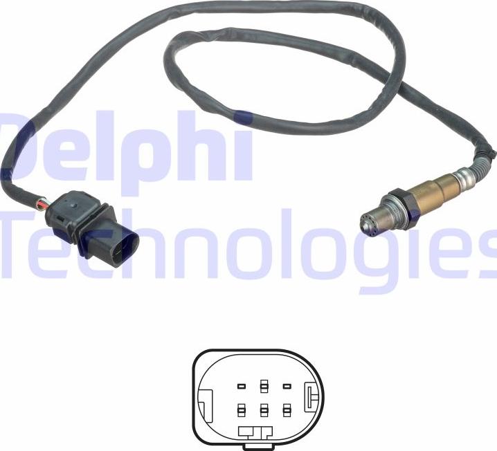 Delphi ES21110-12B1 - Lambda Sensörü parcadolu.com