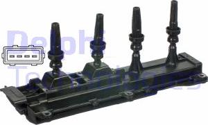 Delphi GN10460-12B1 - ATESLEME BOBINI CITROEN XANTIA EVASION XSARA P406.306 II XU7JP4 1.8 16V - XU10J4R 2.0 16V parcadolu.com