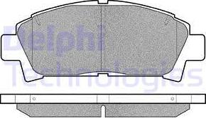 Delphi LP940 - BALATA FREN ON-TOYOTA  AVENSIS 00-02  parcadolu.com