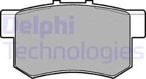 Delphi LP948 - ARKA FREN BALATASI CIVIC 2001> CRV 2001 2007 ACCORD 1998 2008 parcadolu.com