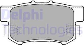 Delphi LP1507 - ARKA FREN BALATASI ACCORD 90>98 CRV 02>06 CIVIC 07>11 ROVER 600 94>00 02 INTEGRA 1.8 TYPE R parcadolu.com