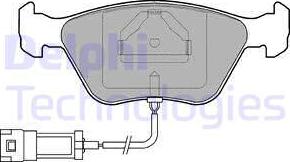 Delphi LP886 - Fren Balata Seti, Diskli Fren parcadolu.com