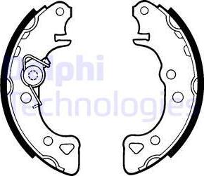 Delphi LS1319 - Fren Pabuç Takımı parcadolu.com