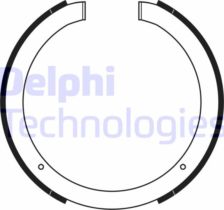 Delphi LS2168 - Fren Pabuç Takımı parcadolu.com