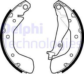 Delphi LS2134 - Fren Pabuç Takımı parcadolu.com