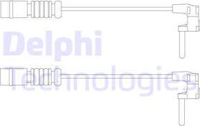 Delphi LZ0230 - Fren Ikaz Kablosu - 2 adet parcadolu.com