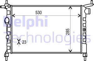 Delphi TSP0524014 - Motor Su Radyatörü parcadolu.com