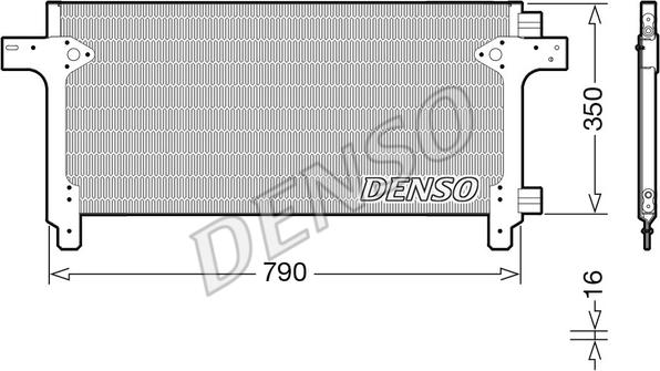 Denso DCN99063 - Klima Radyatörü / Kondansatör parcadolu.com