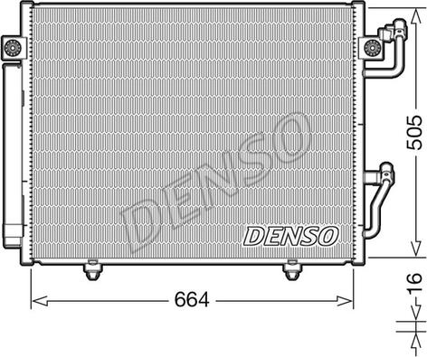 Denso DCN45005 - Klima Radyatörü / Kondansatör parcadolu.com