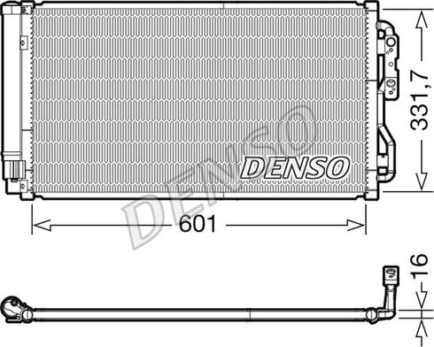 Denso DCN05033 - Klima Radyatörü / Kondansatör parcadolu.com