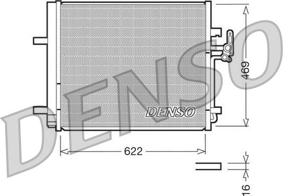 Denso DCN10016 - Klima Radyatörü / Kondansatör parcadolu.com