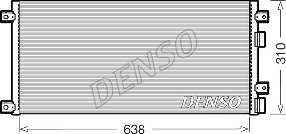 Denso DCN12006 - Klima Radyatörü / Kondansatör parcadolu.com
