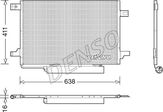 Denso DCN17004 - Klima Radyatörü / Kondansatör parcadolu.com