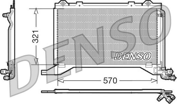 Denso DCN17019 - Klima Radyatörü / Kondansatör parcadolu.com